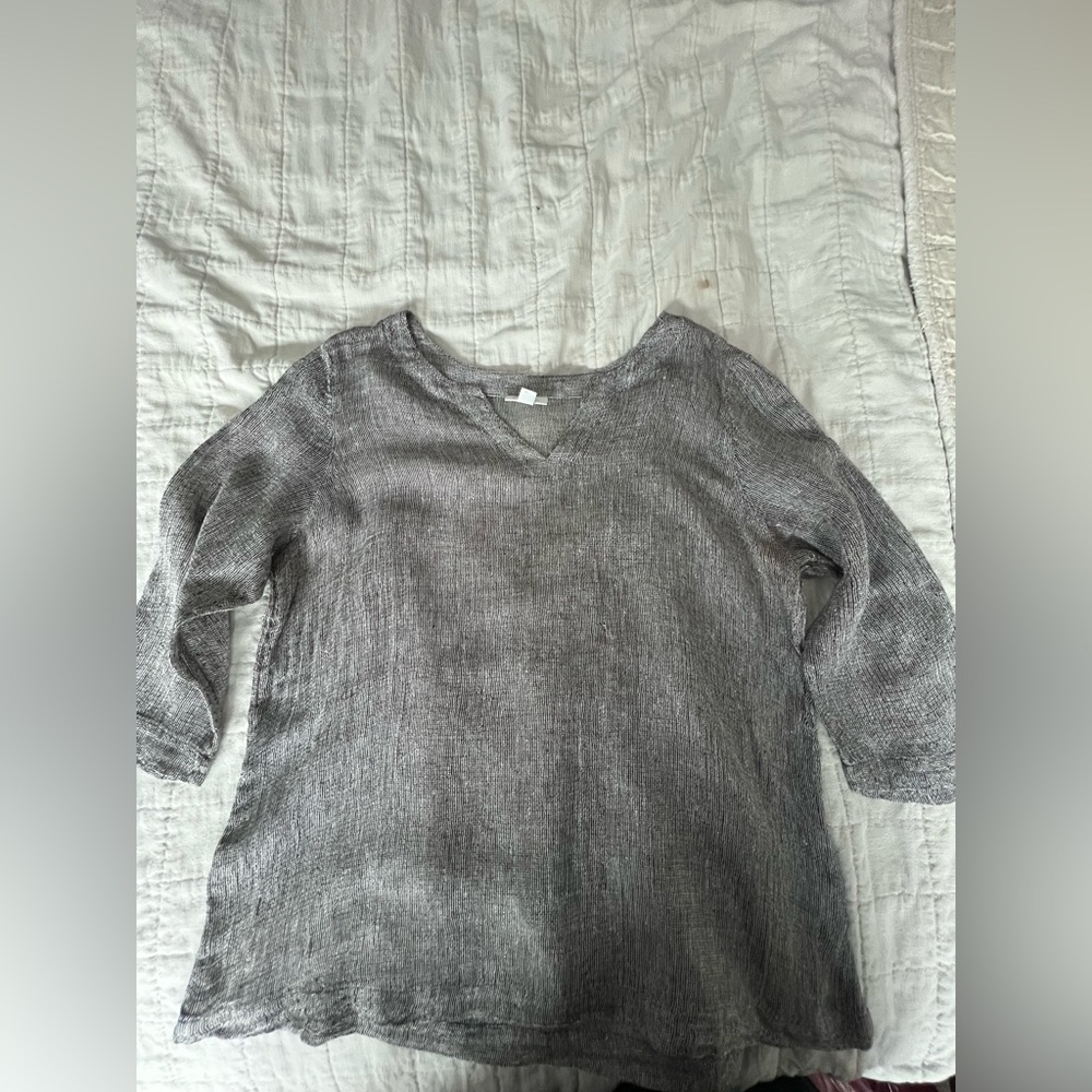JJill Pure sheer linen top—final markdown